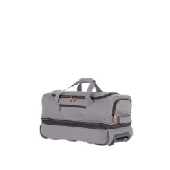 Travelite Basics Wheeled Duffle 55 Expandable Grey -Travelite Reistassen image 871